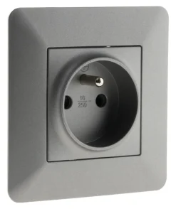 Hot ZENITECH Prise 2 pôles + terre artezo titanium