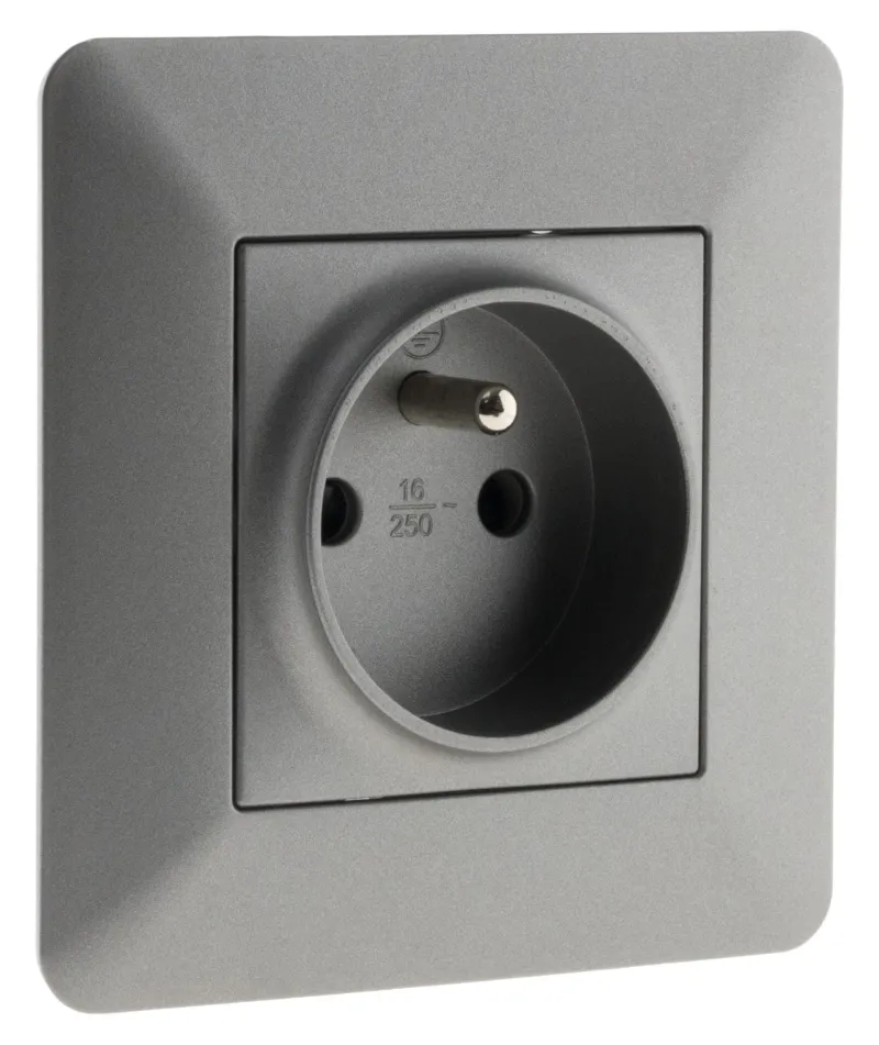 Hot ZENITECH Prise 2 pôles + terre artezo titanium