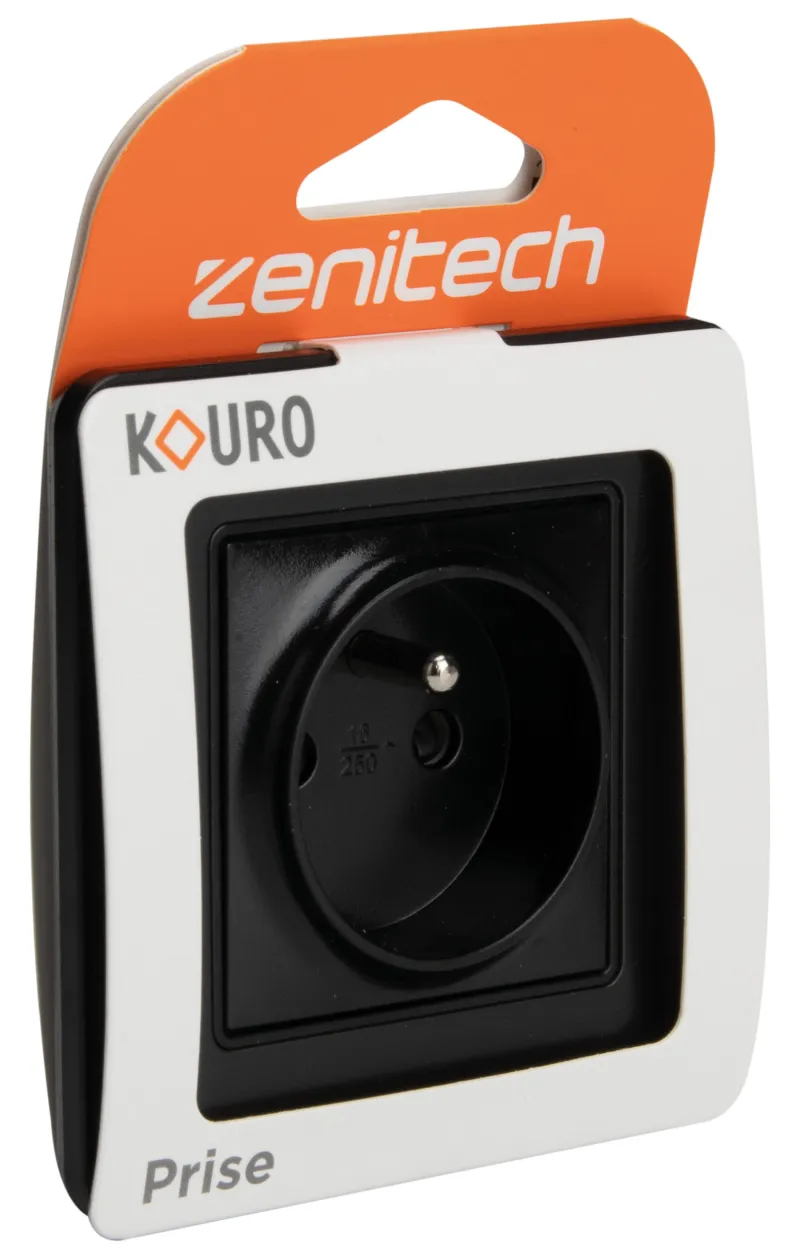 Hot ZENITECH Prise 2 pôles + terre kouro