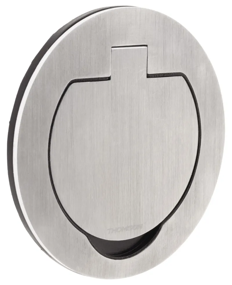 New Prise ronde 16A 2 pôles + terre IP55 aluminium brossé