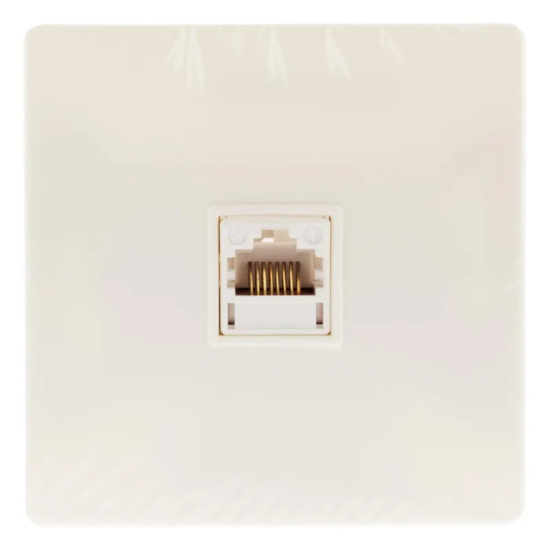 Discount ZENITECH Prise téléphone RJ45 diwone blanc
