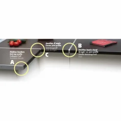 Sale Profil de jonction pour plan de travail bord à bord 670mm
