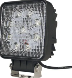 Hot Projecteur carré 9 LED 27 W noir