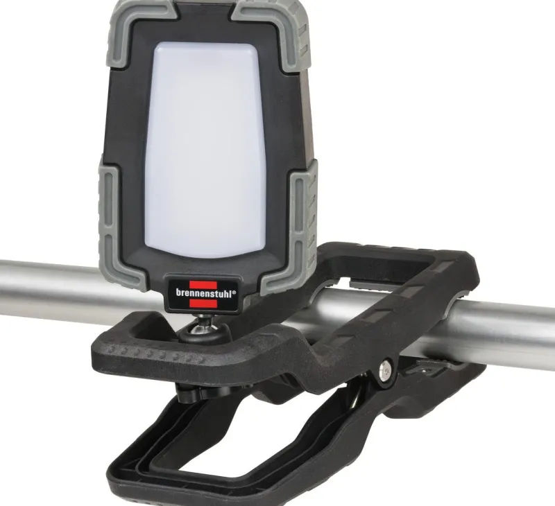 Outlet BRENNENSTUHL Projecteur de chantier LED à pince rechargeable/orientable
