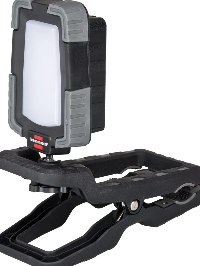 Outlet BRENNENSTUHL Projecteur de chantier LED à pince rechargeable/orientable