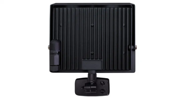 Outlet TIBELEC Projecteur extérieur LED noir IP54 avec détecteur