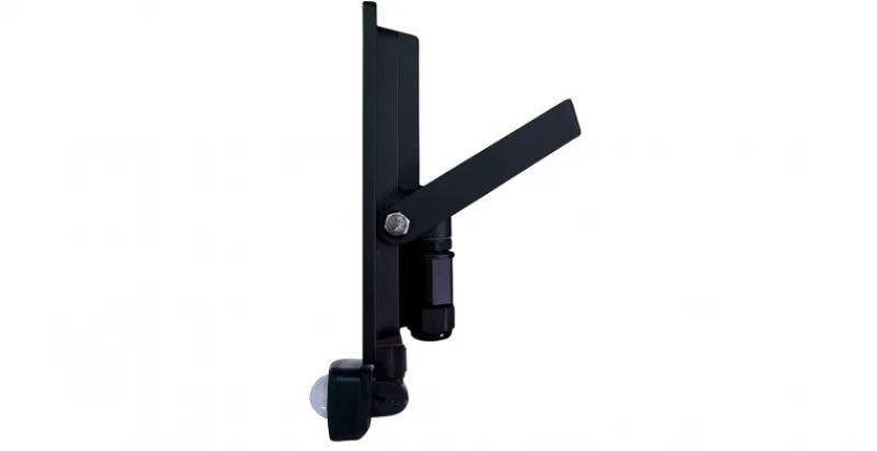 Outlet TIBELEC Projecteur extérieur LED noir IP54 avec détecteur