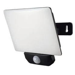 Best TIBELEC Projecteur LED 30W/2500lm full screen noir avec détecteur