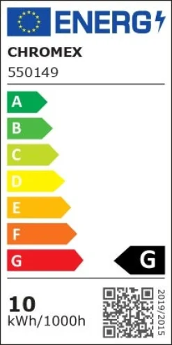 CHROMEX Projecteur sécurité avec alarme sonore sur secteur