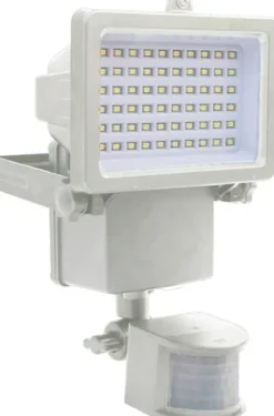 Clearance CHROMEX Projecteur solaire Denver blanc