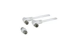 Best OPTEX Prolongateur coaxial 9,52mm mâle/femelle coudé - 5m