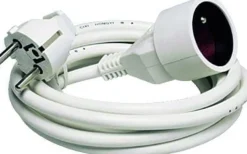 Hot Prolongateur enrouleur blanc 10M