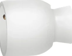 New LEGRAND Prolongateur 2 pôles + terre FR sortie droite blanc