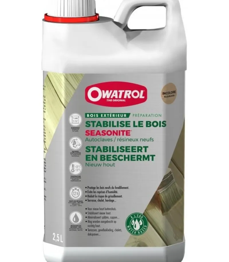 Clearance OWATROL Protection pour bois neuf Seasonite 2.5L