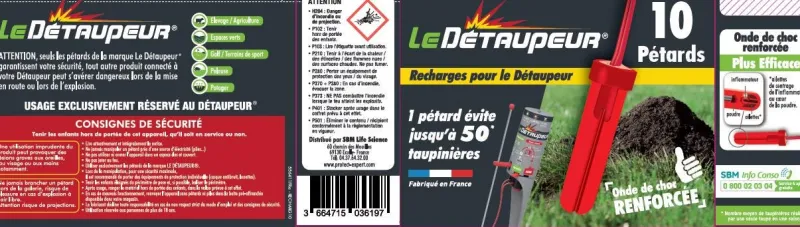 New 10 pétards Le Détaupeur