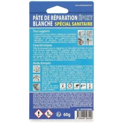 Discount INTERPLAST Pâte de réparation époxy Blanche Interfix 60g
