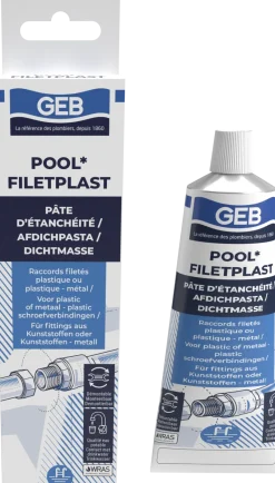 Sale GEB Pâte d’étanchéité pour raccords filetés plastique 100g