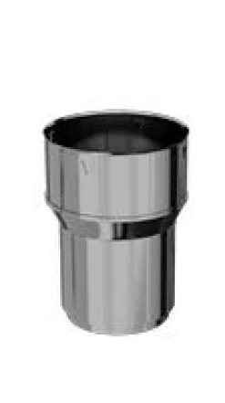 Hot TEN Raccord poêle-tubage inox 125m x 150/156mm