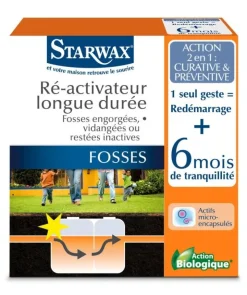 New STARWAX Réactiveur fosses septiques longue durée 500g