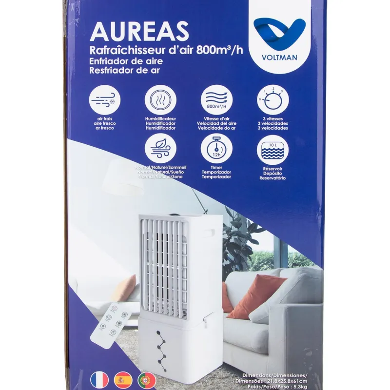 Online VOLTMAN Rafraîchisseur d'air 800m3/h blanc
