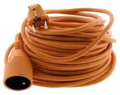 Clearance Rallonge électrique fiche 2P+T 16A H05VV-F 3G1,5 25m 3680W