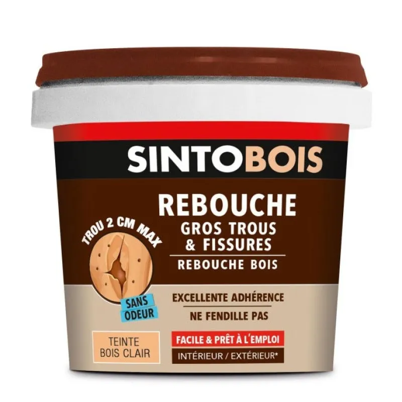 Best SINTO Rebouche bois prêt à l'emploi 500g