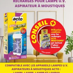 Sale ACTO Recharge pour lampe UV aspirateur à moustiques