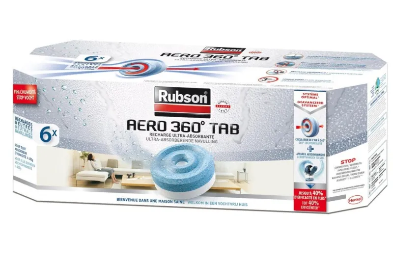 RUBSON Recharges power tabs (étui de 6)