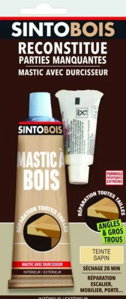 Outlet SINTO Reconstitue bois mastic standard 66ml/80g sapin