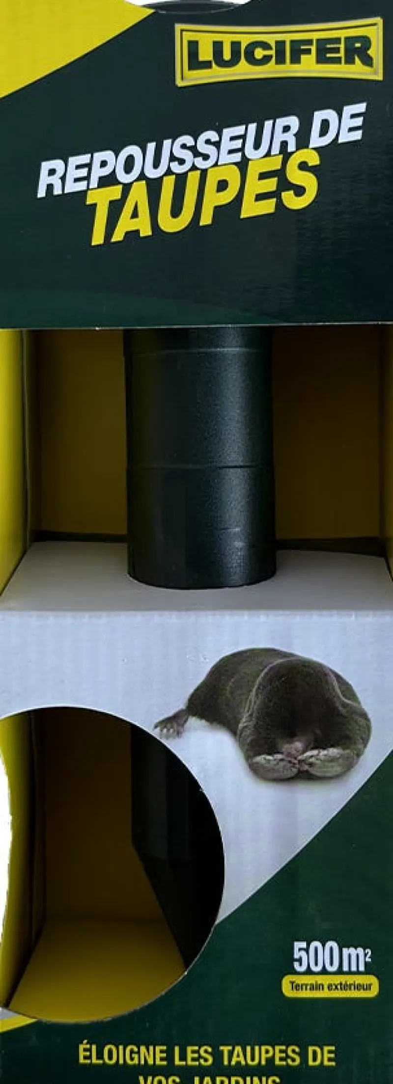 New Repousseur de taupes à piles vibrantes R20 LUCIFER