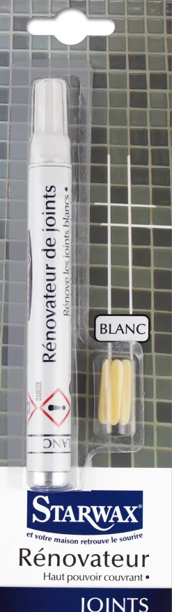 STARWAX Rénovateur blanchisseur joints feutre 9ml