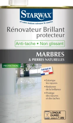 Sale STARWAX Rénovateur brillant protecteur marbre/pierres naturelles 1L