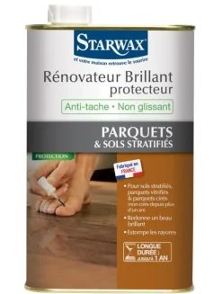 Discount STARWAX Rénovateur protecteur brillant parquets/sols stratifiés 1L