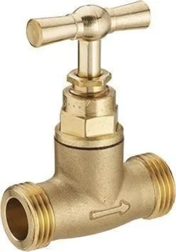 NOYON & THIEBAULT Robinet d'arrêt double mâle M20x27
