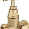 NOYON & THIEBAULT Robinet d'arrêt double mâle à purge M15x21