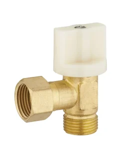 Online NOYON & THIEBAULT Robinet d'arrêt wc équerre 1/4T. MF3/8 brut