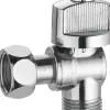 NOYON & THIEBAULT Robinet d'arrêt wc équerre 1/4T. MF3/8 chromé