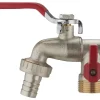 AROZ Robinet jardin à sphère M1/2 nez 3/4-D15 + sortie vanne M3/4