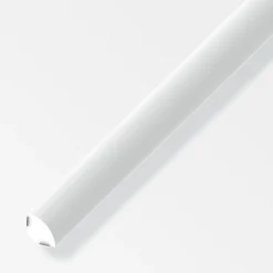 Clearance ALFER 1/4 rond adhésif 14mm PVC blanc 2,5m
