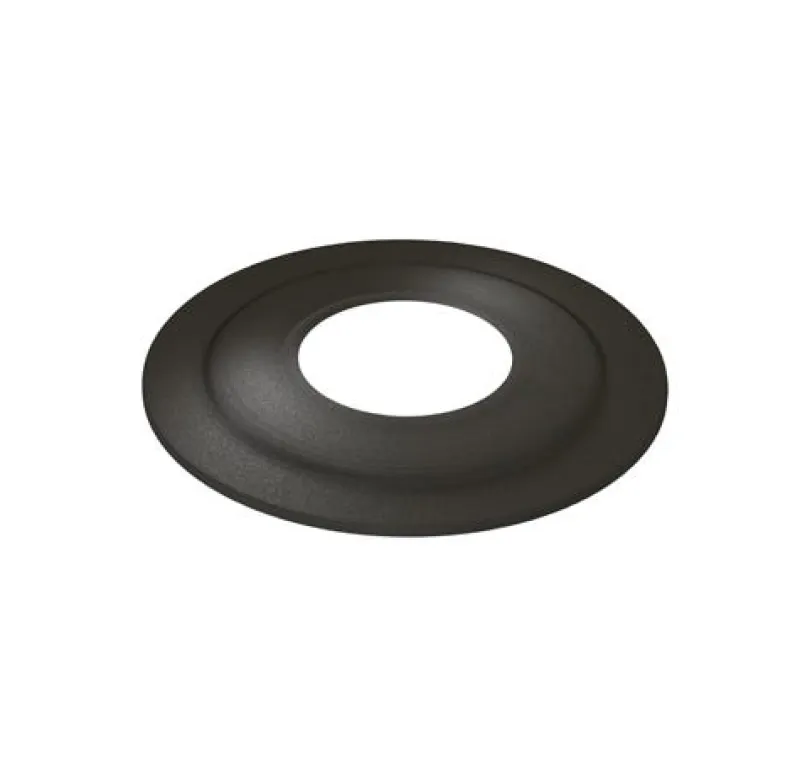 TEN Rosace noir mat Ø80mm