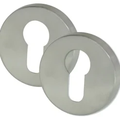 Hot 2 rosaces inox mat cyl