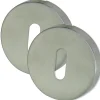Online 2 rosaces inox mat serrure