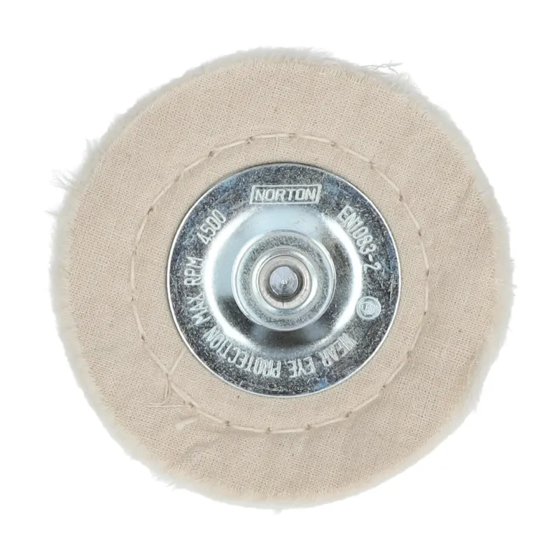 Sale NORTON Roue de polissage Ø100 pour perceuse, coton, laiton