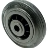 Outlet Roue manutal noir ALØ20mm 175kg Ø160mm