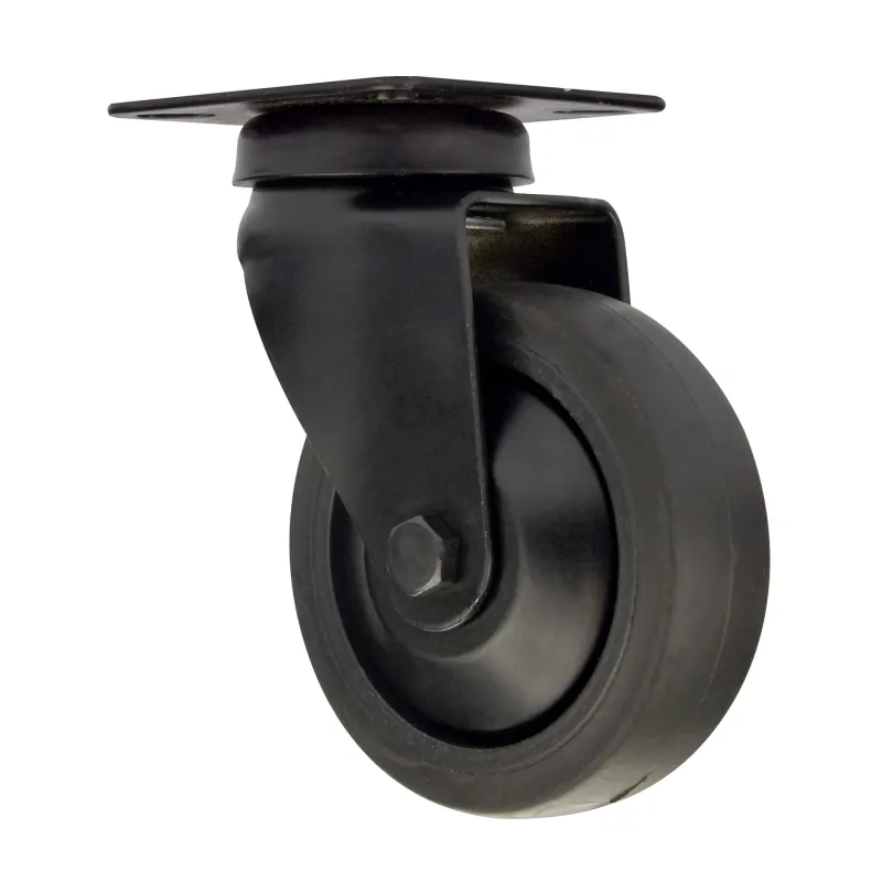 Discount Roulette Novo noire pivotante charge 50kg Ø75 mm