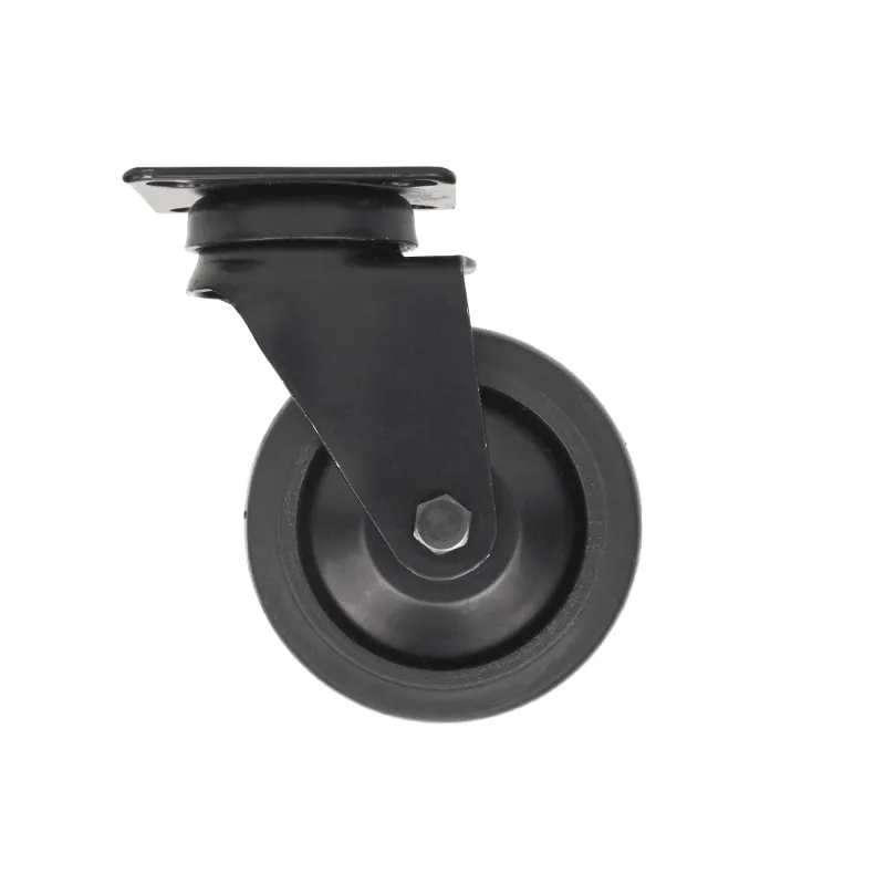 Discount Roulette Novo noire pivotante charge 50kg Ø75 mm