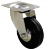 Online Roulette pivotante caoutchouc noir Ø100mm charge 100kg -CIME