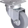 Best Roulette pivotante caoutchouc gris Ø50mm charge 40kg