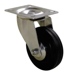 Clearance Roulette Port-roll pivotante Ø65mm 65kg acier zingué