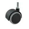 Clearance Roulette twiny à tige filetée M8x15mm 25kg Ø50mm